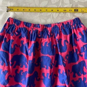 Preppy pink shop elephant skirt